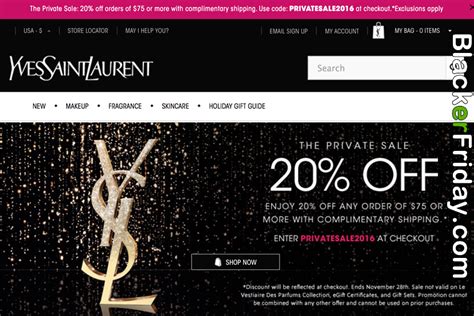 black friday ysl bag|YSL beauty black friday sale.